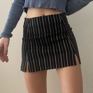 Striped Mini Skirt